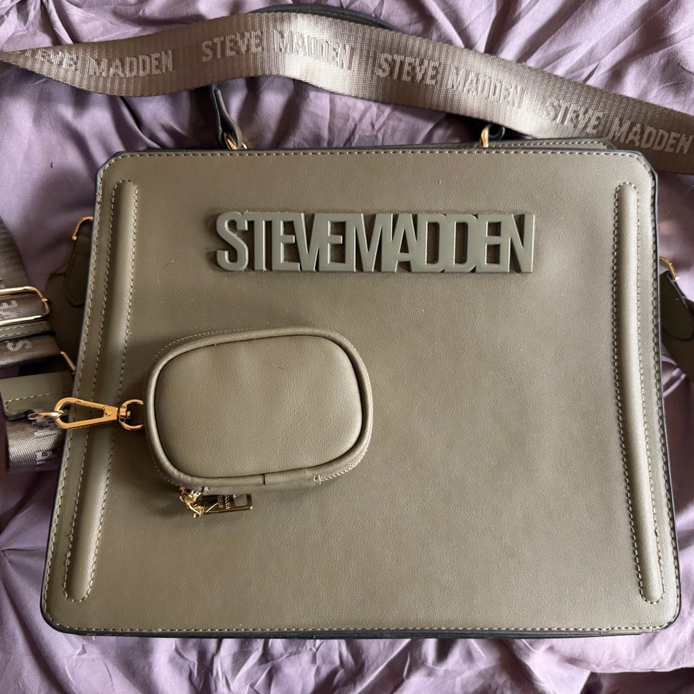 Steve Madden Sage Green Shoulder Bag